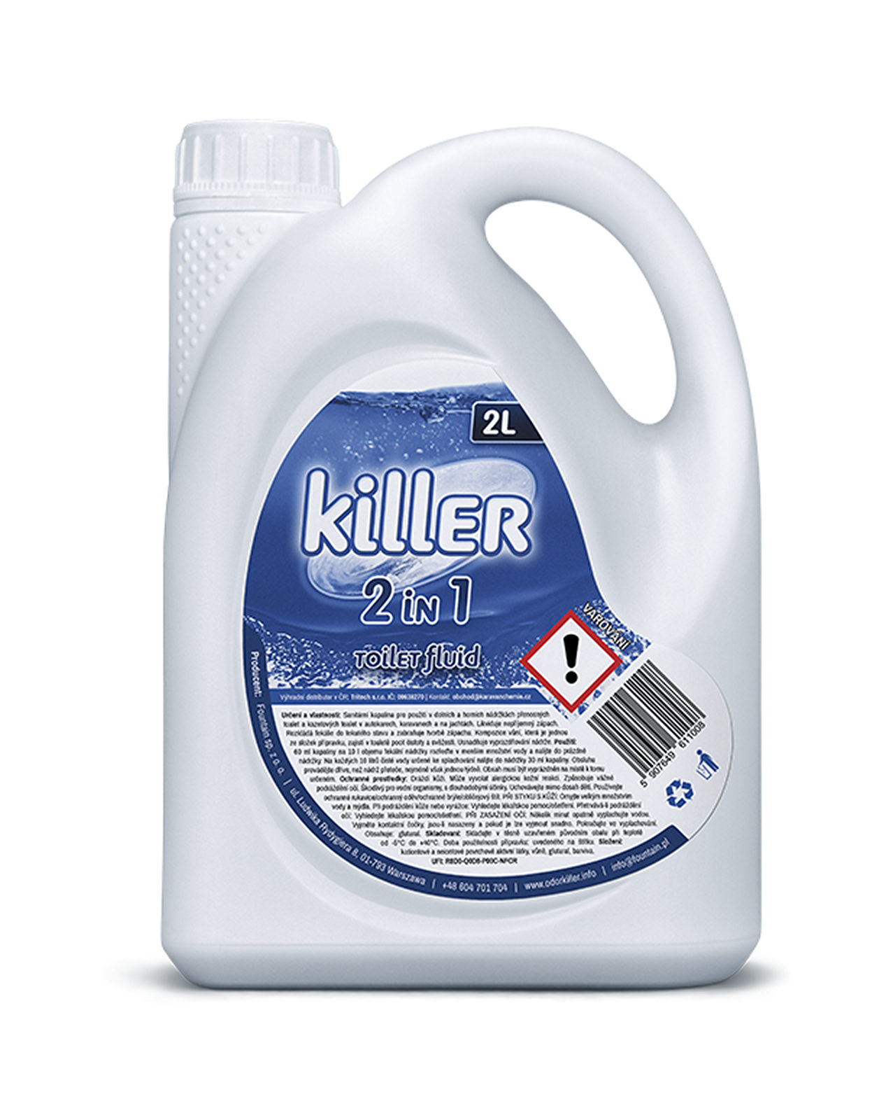 Killer 2v1 rozkladová a sanitární chemie 2L