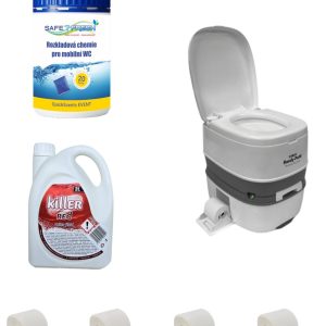 AKČNÍ SET 4 | Chemické WC + chemie + toaletní papír